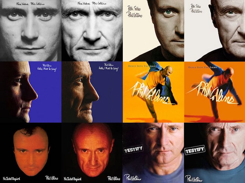 Phil Collins Reshot All His Original Album Covers For The 2016 Reissues 
