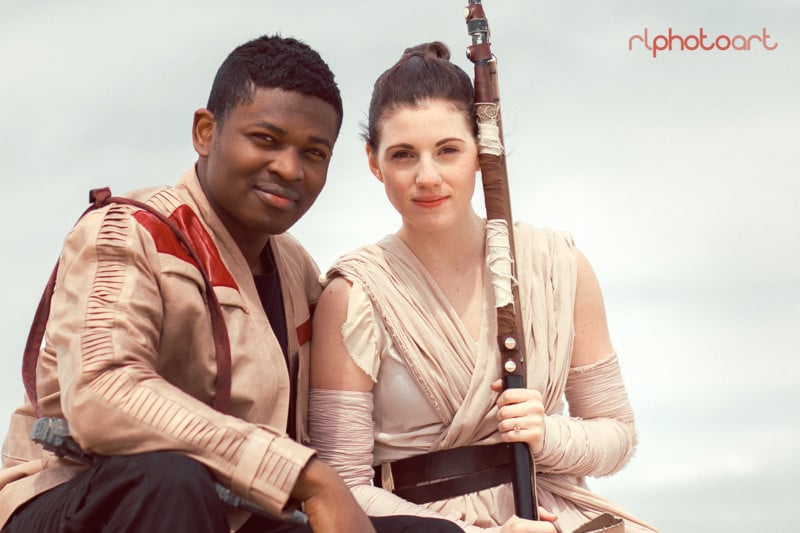 Finn Rey Come To Life In This Brilliant Star WarsThemed Couple Shoot