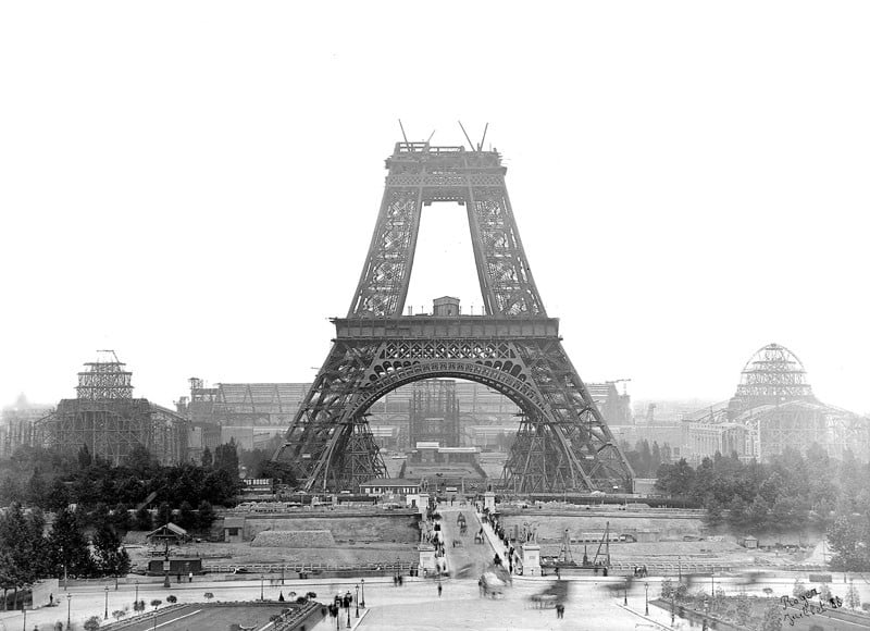 TPTM_08_Eiffel_Tower_1888_BW