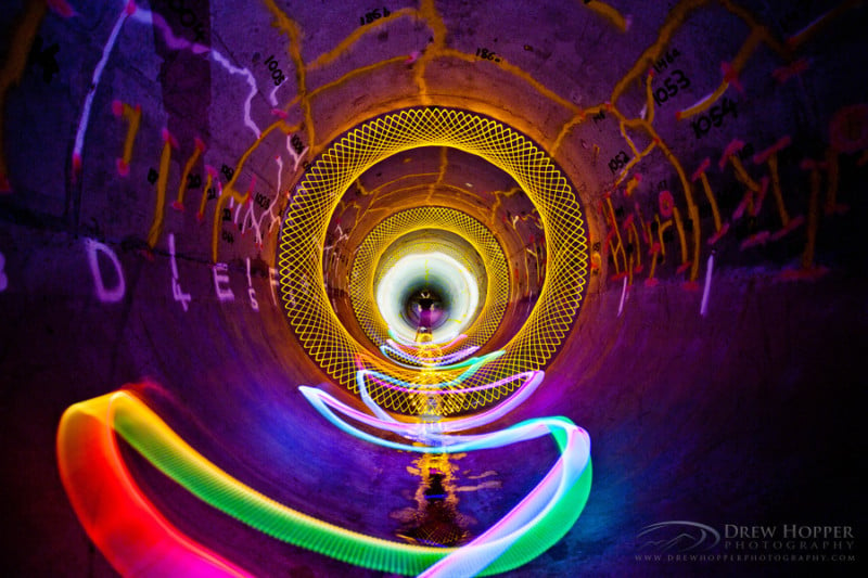 Trippy led deals light paintings