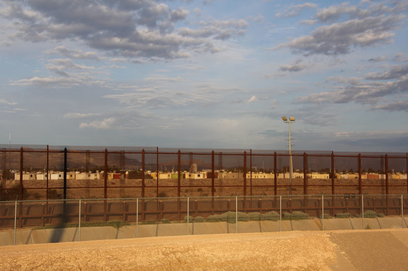 Looking in to Juarez. El Paso, Texas, U.S. 2015