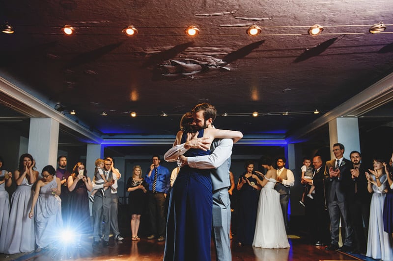 An emotional dance between the groom and his mother. D5, 24-70mm ƒ2.8G, off camera flash. © Ross Harvey