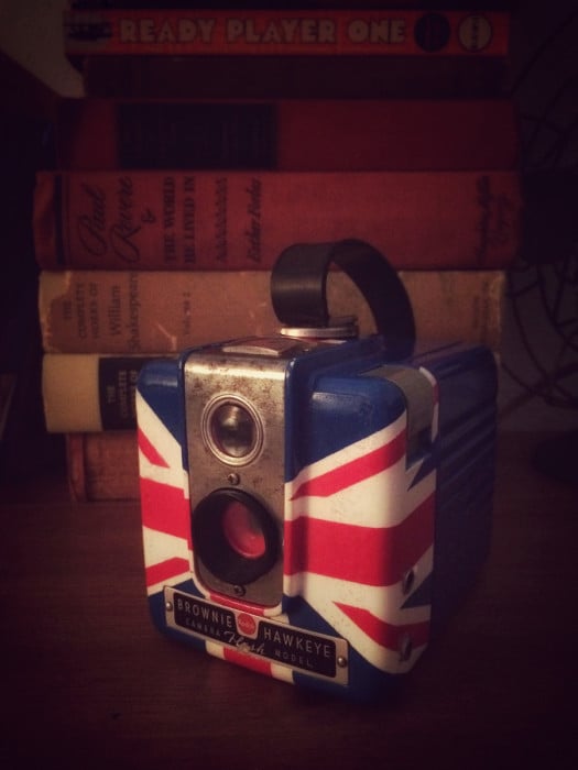 Here’s another one of mine, a Union Jack version of the Kodak Brownie Hawkeye
