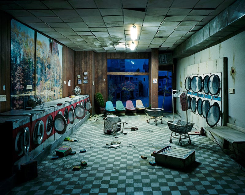 Laundromat at Night