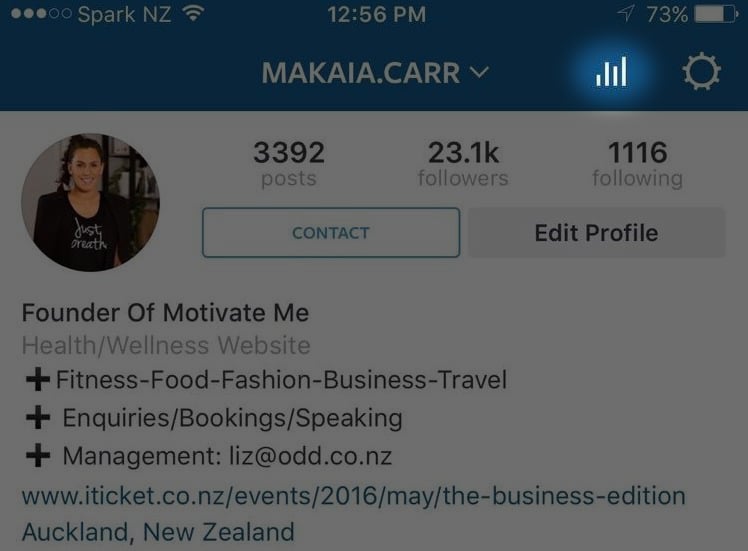 from there you ll be able to access data about both your posts and your followers when do most of your followers use ig dur!   ing the day - look on instagrams with number of followers