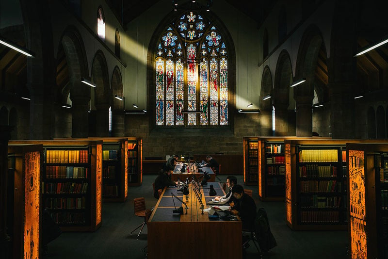 Martyrs Kirk library, St Andrews University. Leica M-P with 35 Summicron ASPH. Taken while working on my thesis.  