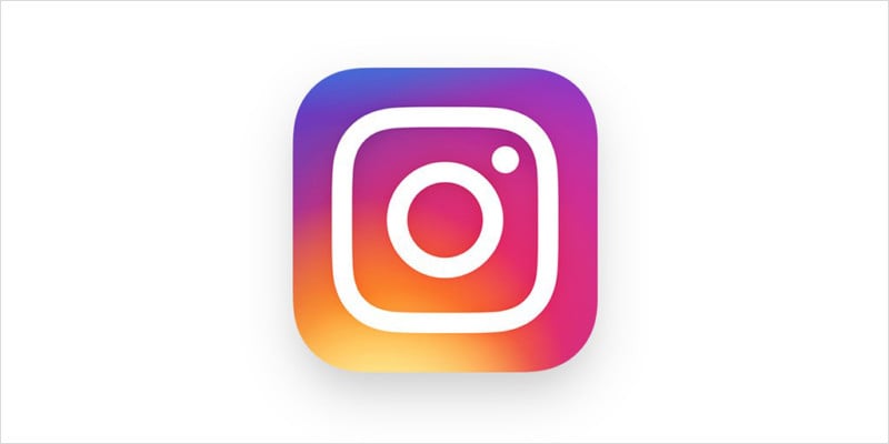 The new Instagram logo, which Adweek called "a travesty."