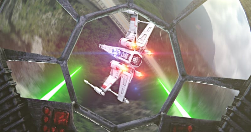 drone star wars tie fighter