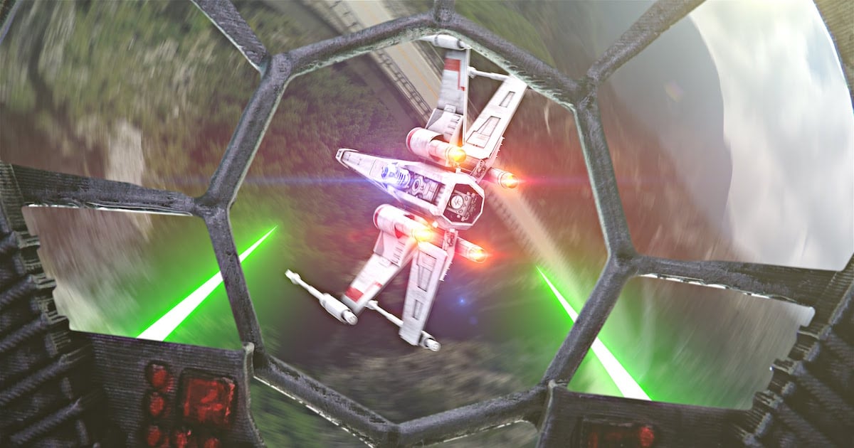 Zoom Backgrounds Star Wars X Wing Cockpit