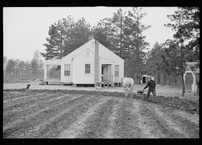 Resettlement homestead near Eatonton, Georgia. Briar Patch Project. March 1936.