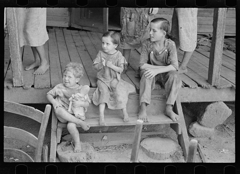 Tengle children, Hale County, Alabama. 1936.