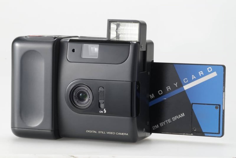 The first digital camera by Fuji
