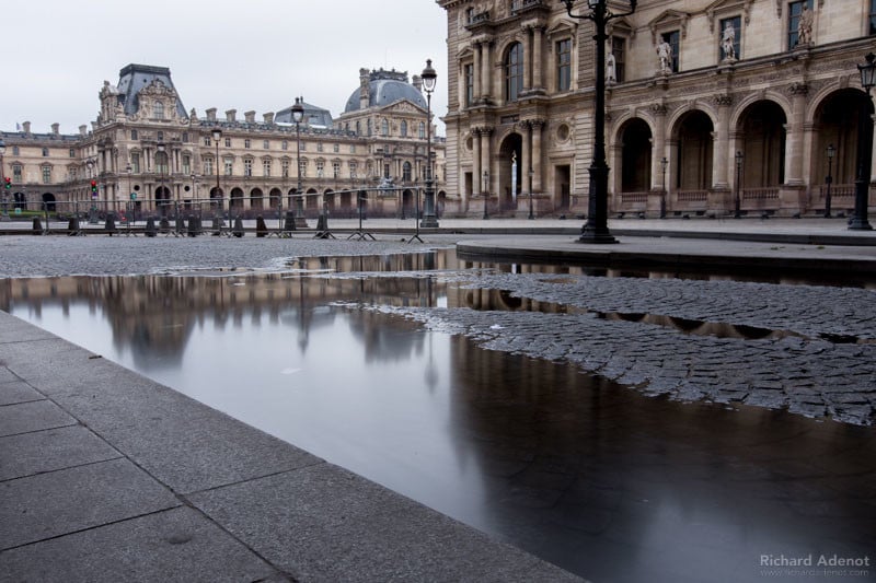 The Louvre had closed their doors over the weekend and moved more than 150,000 valuable items to an upper level as the water could come from the ground and walls that would be at the same level as the Seine.