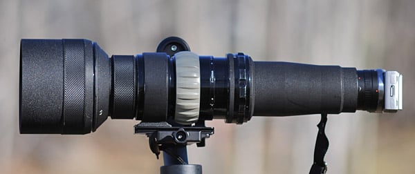 Nikkor-Q 400mm f/4.5 on a Sony NEX-5 Using CU-1
