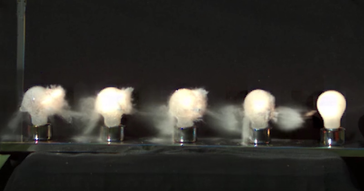 Watch a Bullet Fly Through 5 Light Bulbs at 62,000 FPS PetaPixel