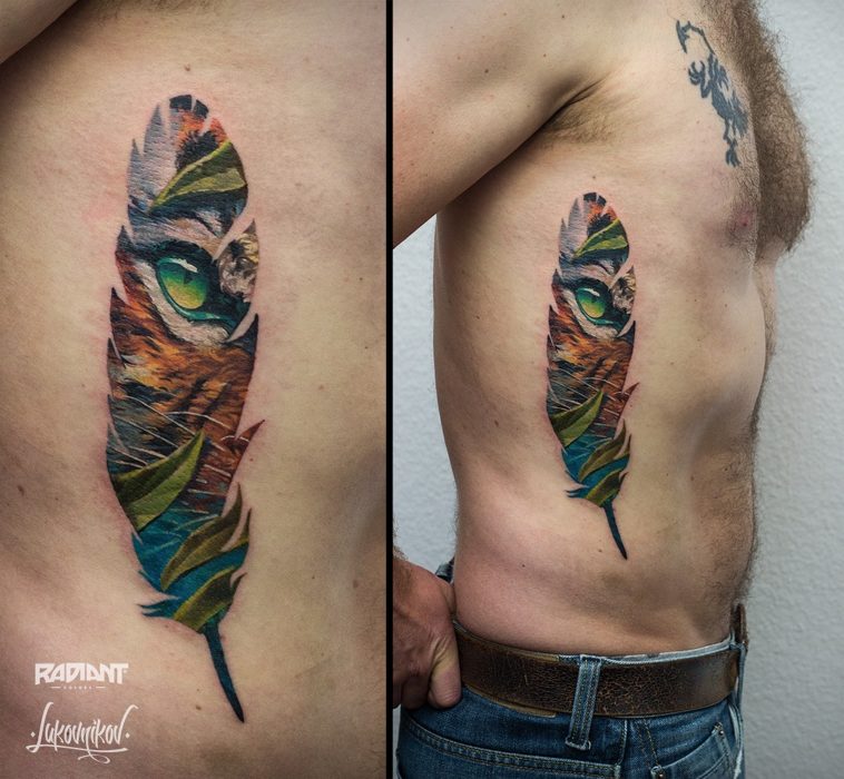 Feather tattoo. Double Tap if you can... - BlackFoot_Tattoos | Facebook