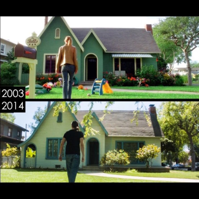 Man Revisits Iconic Film Locations in Fun 'Then and Now