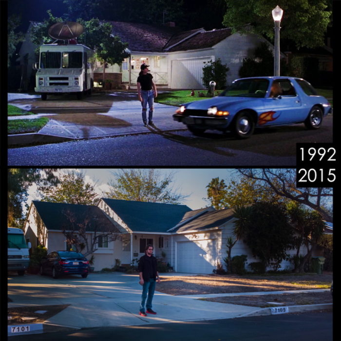 Man Revisits Iconic Film Locations in Fun 'Then and Now' Photo Series ...