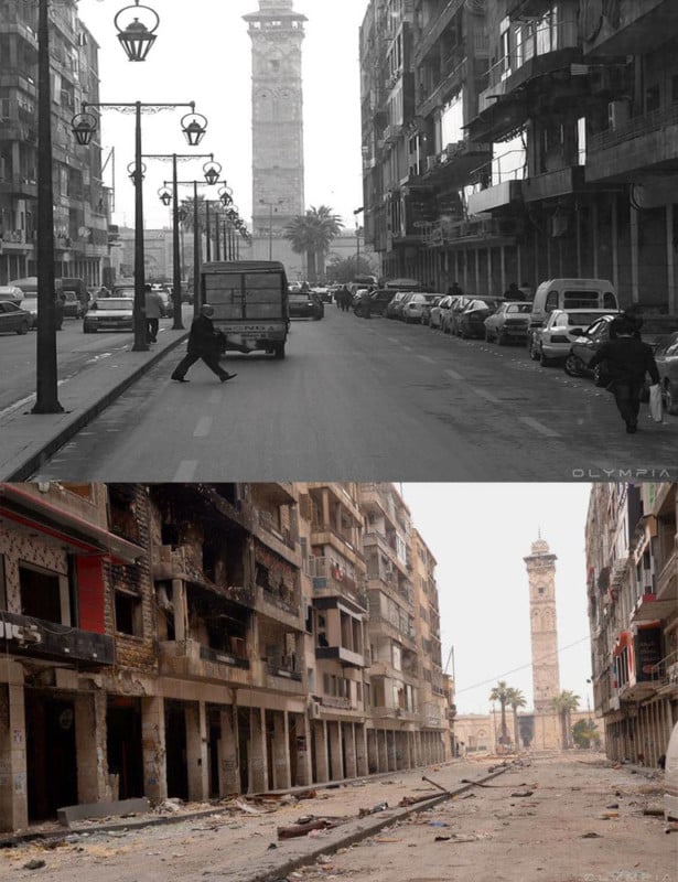 26 Before-and-After Pics Reveal What War Has Done to Syria | PetaPixel