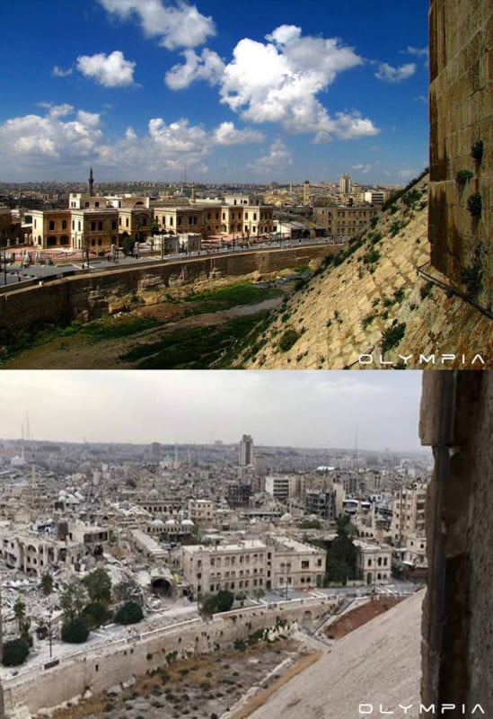 26 Before-and-After Pics Reveal What War Has Done To Syria | PetaPixel