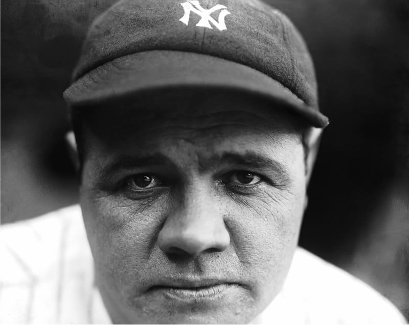 Babe Ruth, 1927 New York Yankees. 