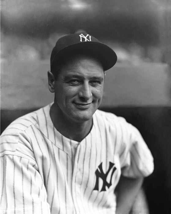 Lou Gehrig, 1936 New York Yankees, during his second MVP season.