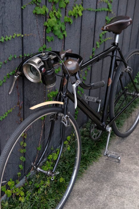 Jun's vintage 1934 Granby bicycle. © Jun Sato. Image used with permission.