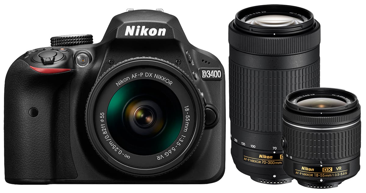 Nikon Unveils D3400 with SnapBridge and Better Battery, Adds 4 Kit