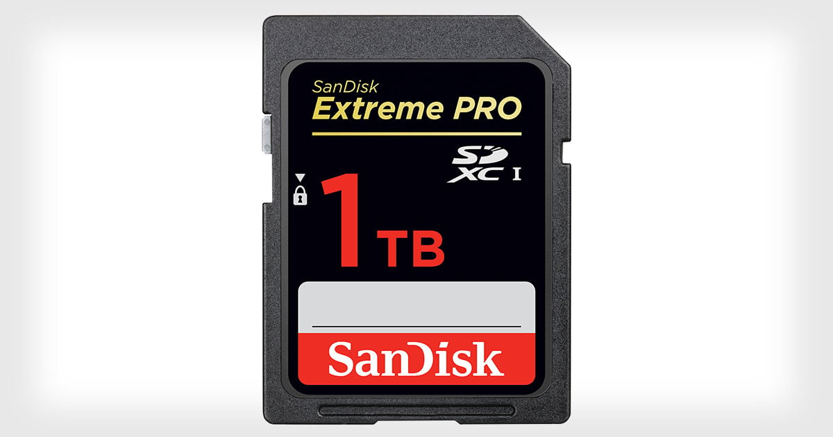 SanDisk Unveils the World's First 1TB SDXC Card