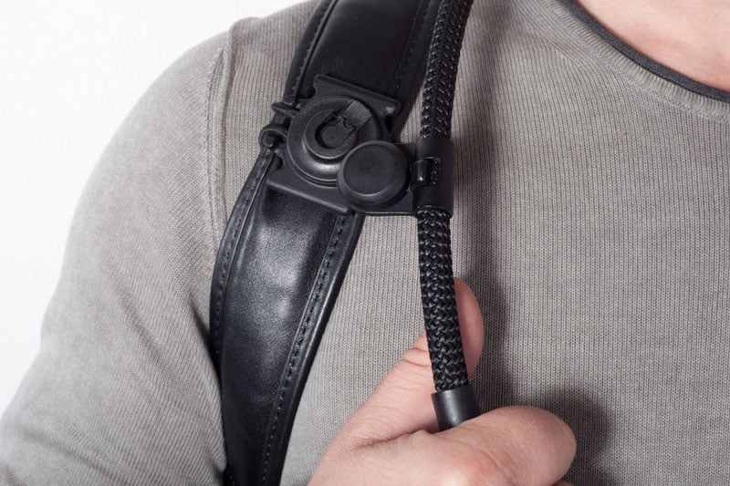 Camera strap best sale for backpack