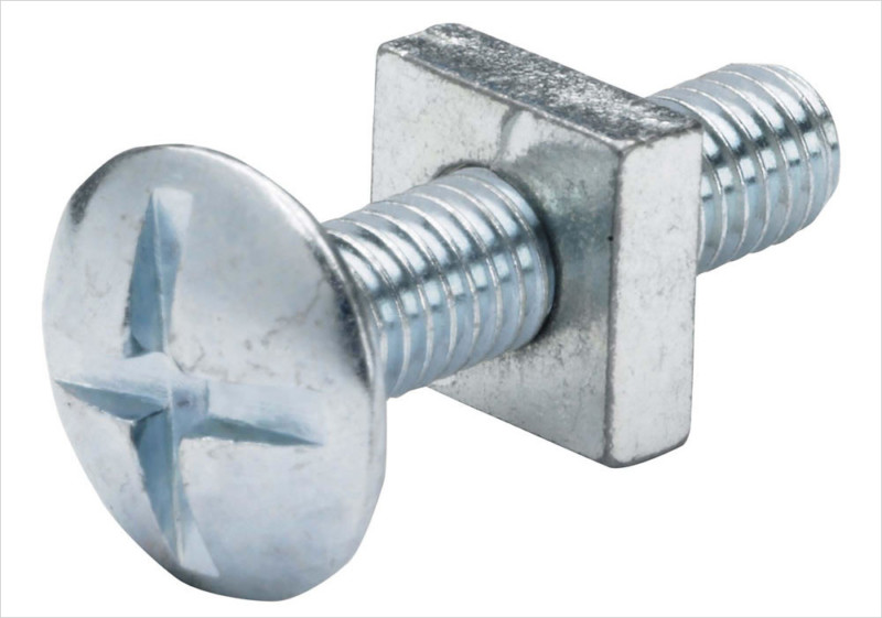 Roofing bolts are essential as their flat tops keep a flush surface for the quick release plate to mount onto the connector.