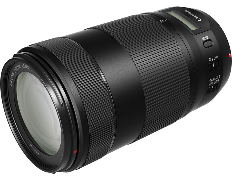 Canon's New 70-300mm II is Its First with an LCD Info Display