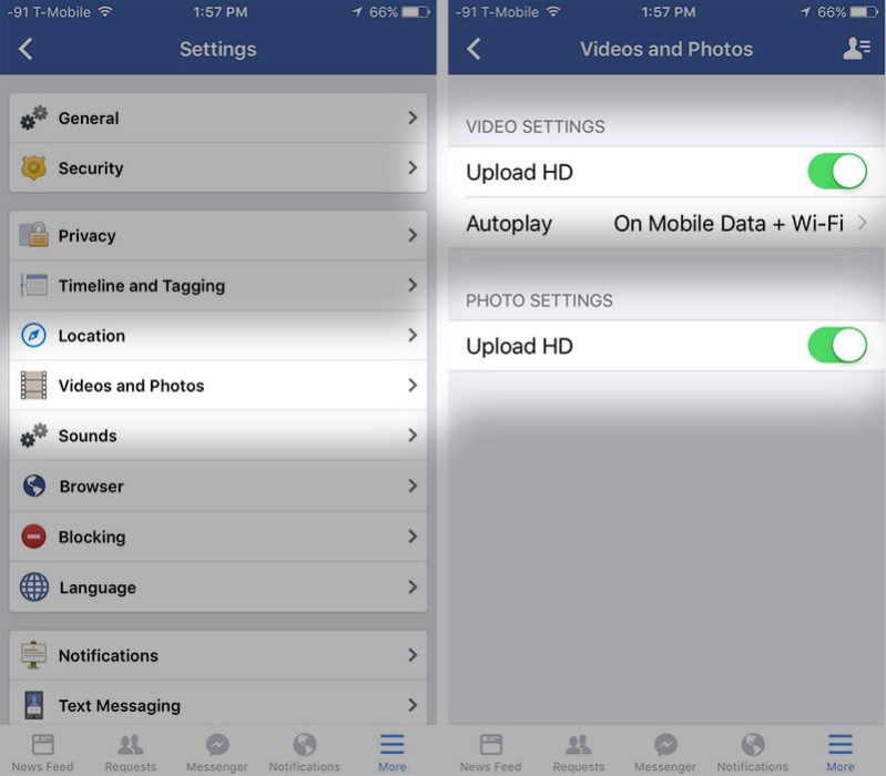 Your Phone Isn't Uploading HD Photos to Facebook by Default - 799 x 700 jpeg 51kB