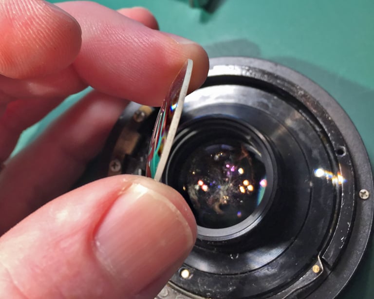 remove lens fungus on to How Fungus Lens Remove from a