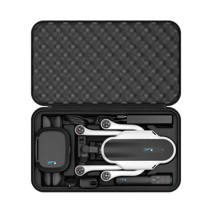 When it's folded, the Karma drone fits snugly into the included backpack case, alongside the Karma Grip and the Karma Remote." width="800" height="435" class="size-large wp-image-237604" /> When it's folded, the Karma drone fits snugly into the included backpack case, alongside the Karma Grip and the Karma Remote.