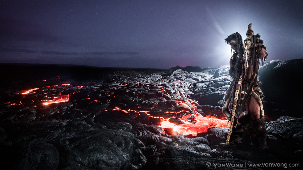 Crazy Surreal Portraits Shot on Active Lava Flows in Hawaii | PetaPixel