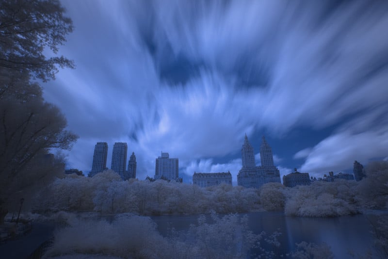 Central Park in Infrared 2 (Channel Swapped)