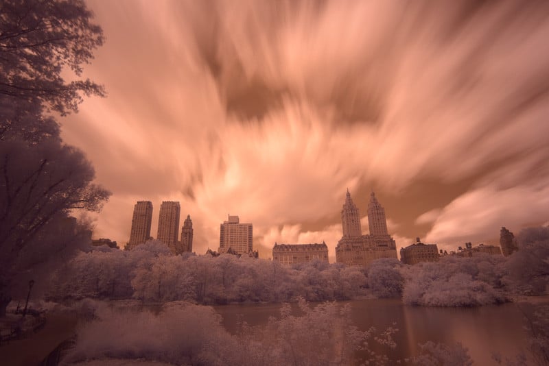 Central Park in Infrared (Corrected White Balance)