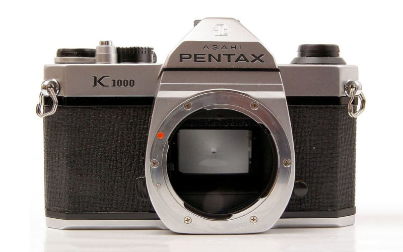 Pentax K1000. Photo by Martin Taylor and licensed under CC BY-NC-ND 2.0