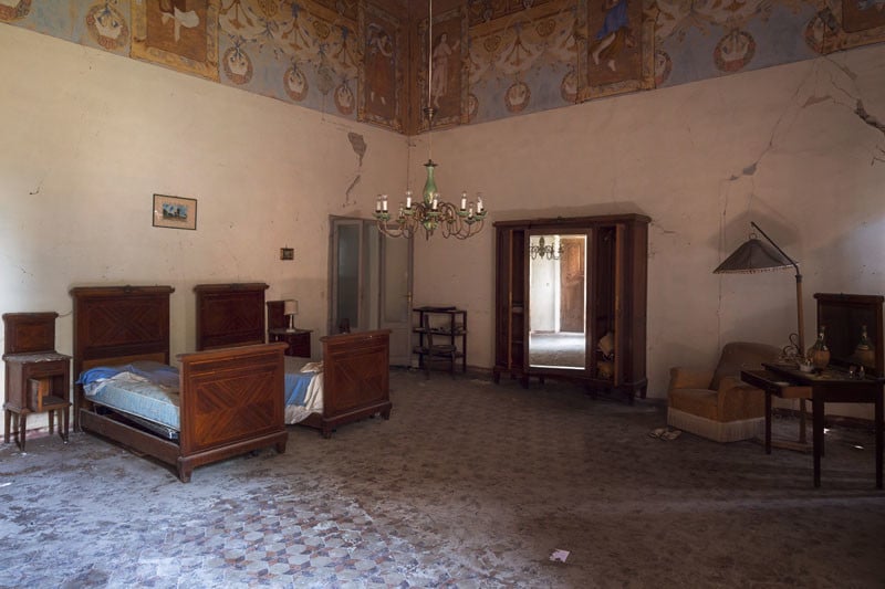 A lovely Italian bedroom.
