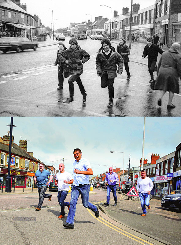 Photos recreated after 40 YEARS