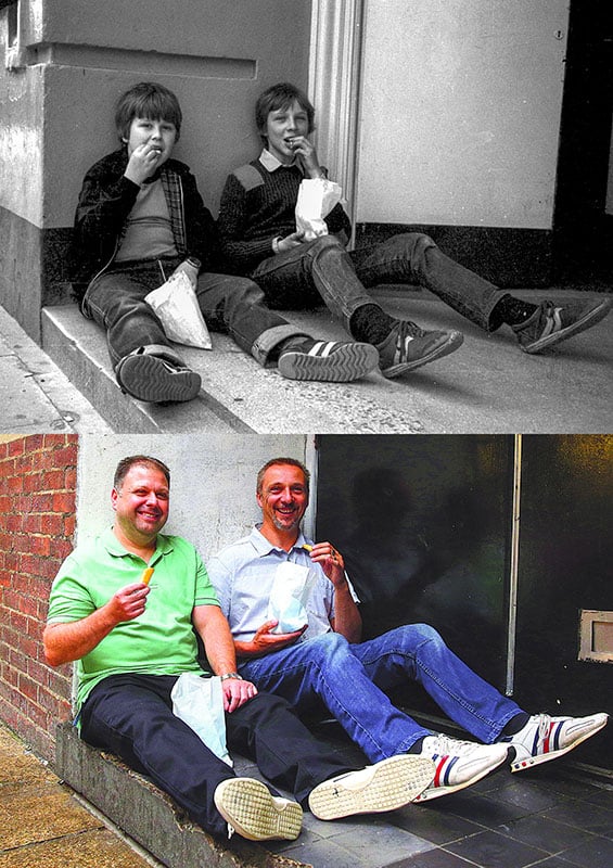 Photos recreated after 40 YEARS