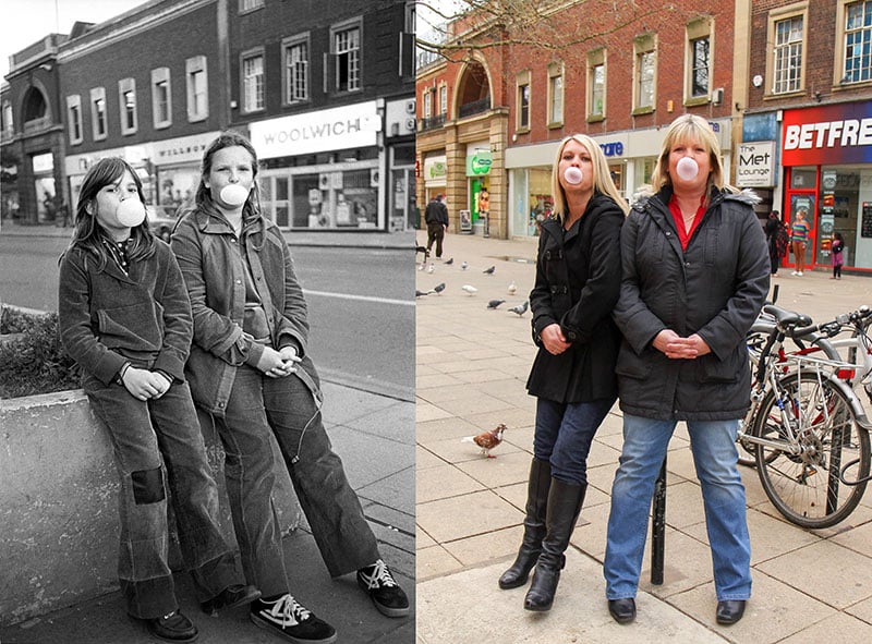 Photos recreated after 40 YEARS