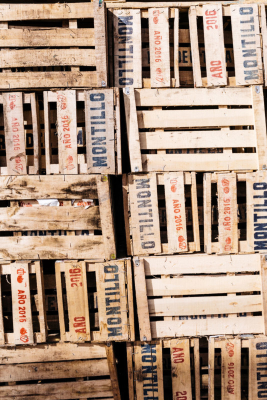 Shipping boxes from the food trucks