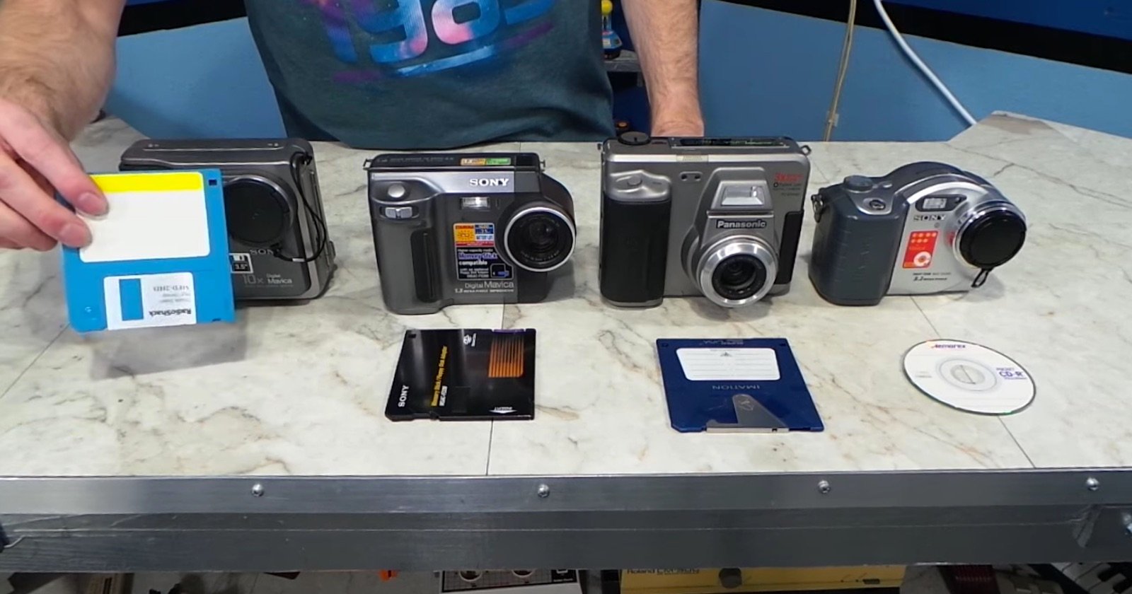 sony diskette camera