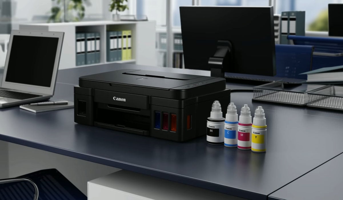 Canon G-Series MegaTank Printers Use Refillable Ink Tanks, Not Cartridges