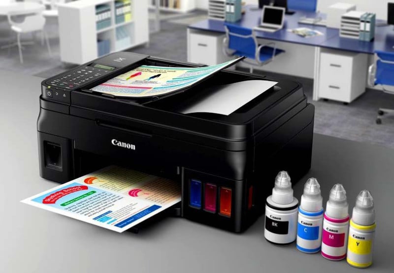 Canon G-Series MegaTank Printers Use Refillable Ink Tanks, Not ...