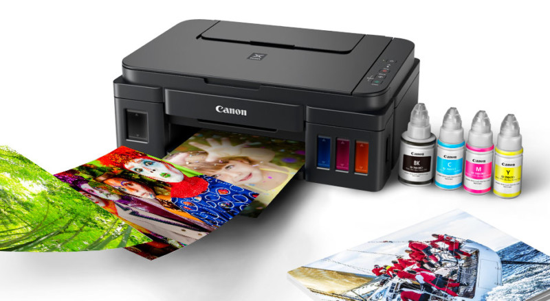 Canon G-Series MegaTank Printers Use Refillable Ink Tanks, Not ...