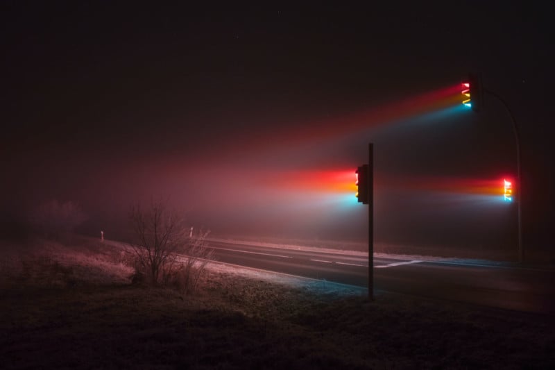 exposure road lights