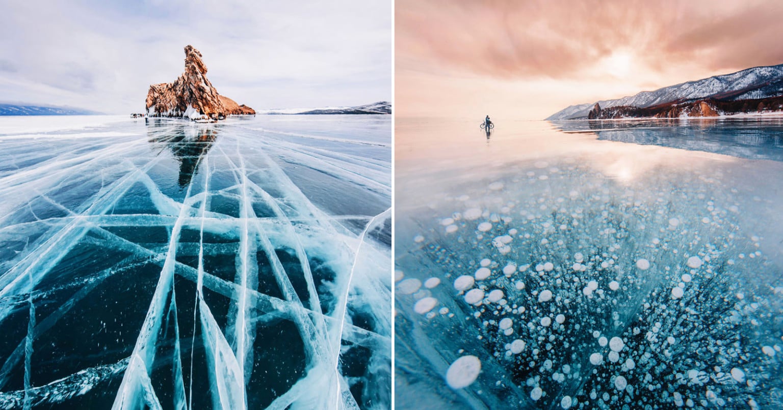 Photographing Frozen Baikal The Deepest and Oldest Lake On Earth